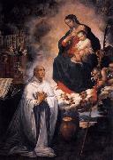 ROELAS, Juan de las Vision of St Bernard oil painting
